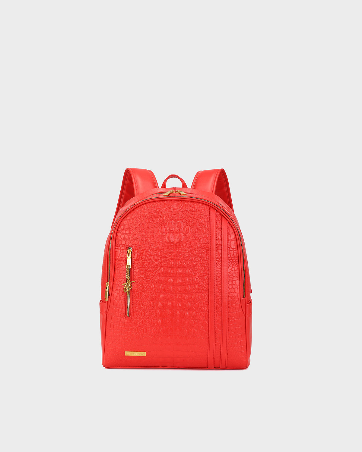 Statement Traveler Rolling Duffle Set in Red