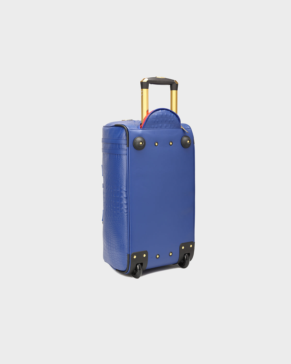Statement Traveler Rolling Duffle Set in Royal Blue