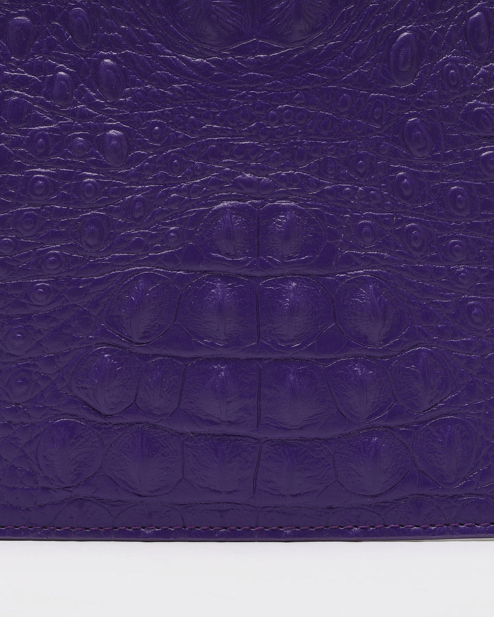 Apollo 2 Clutch Purse in Purple