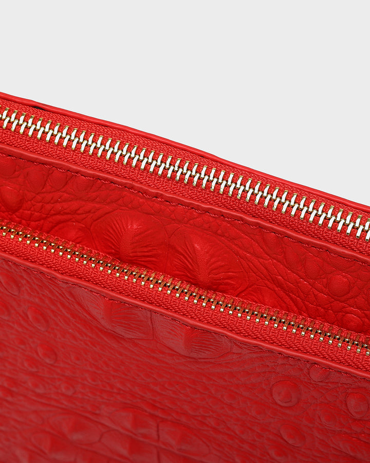 Apollo 2 Clutch Purse in Red