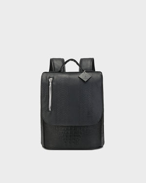 Statement Weekender Backpack in Black