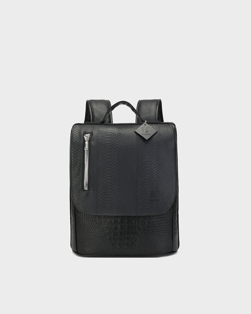 Statement Weekender Backpack in Black
