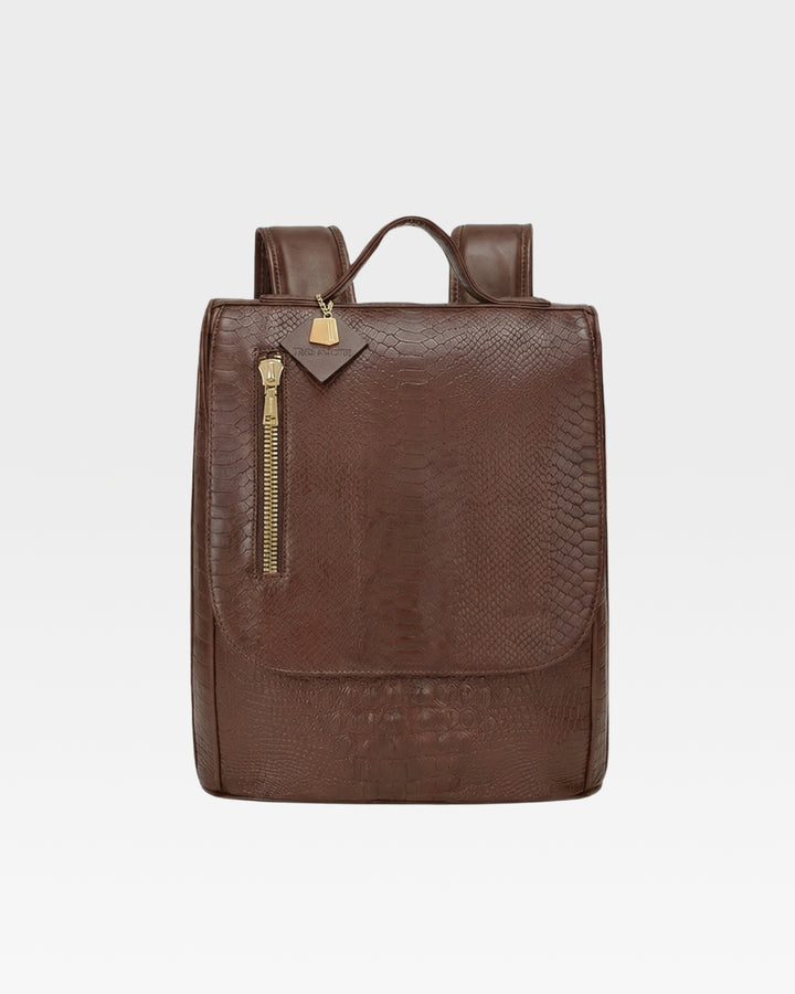 Statement Weekender Backpack in Brown