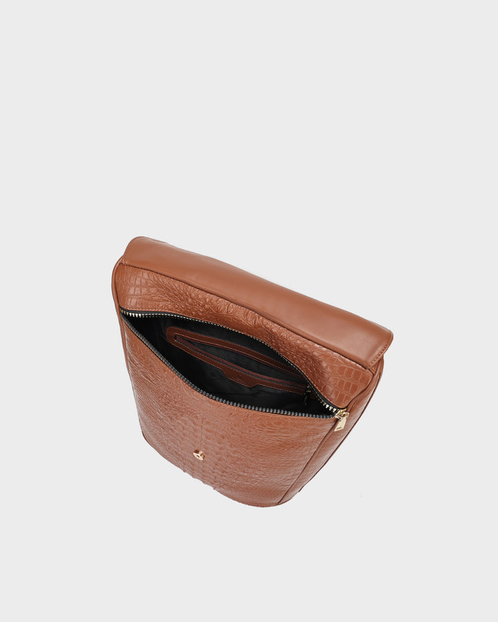 Statement Weekender Travel Set in Caramel