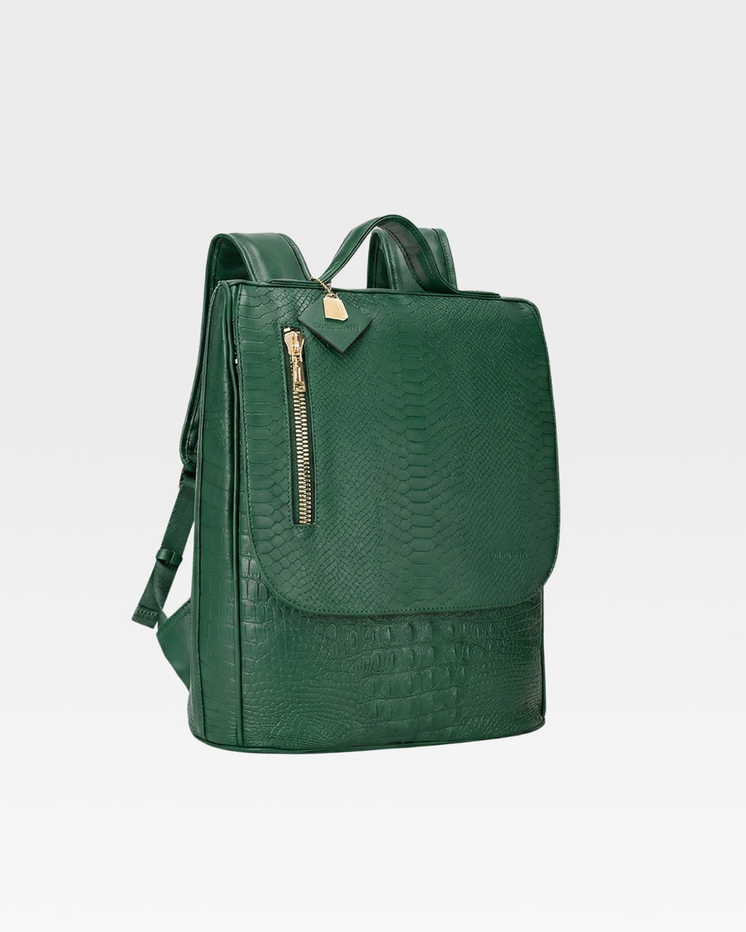 Statement Weekender Backpack in Emerald Green
