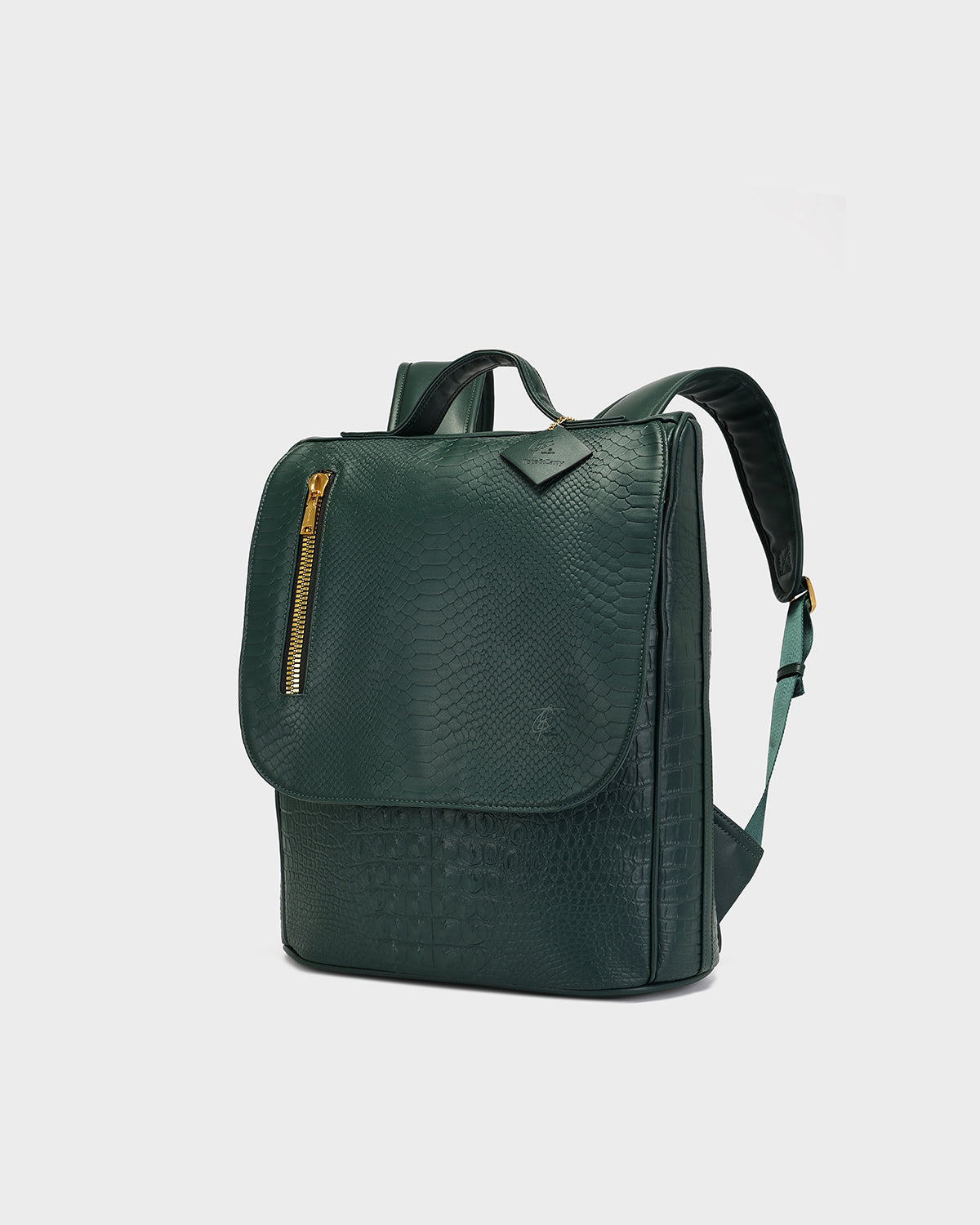 Statement Weekender Backpack in Emerald Green