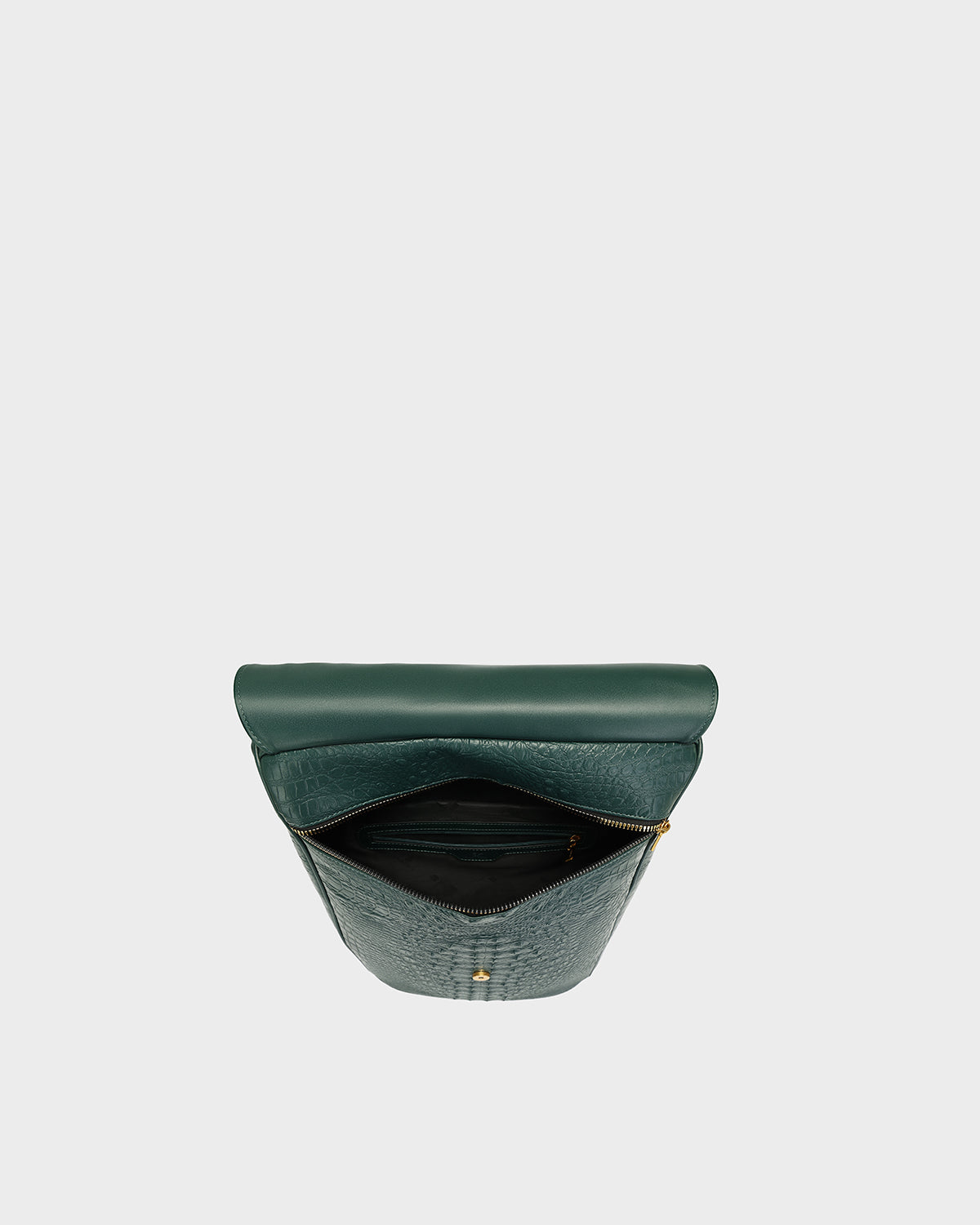 Statement Weekender Backpack in Emerald Green