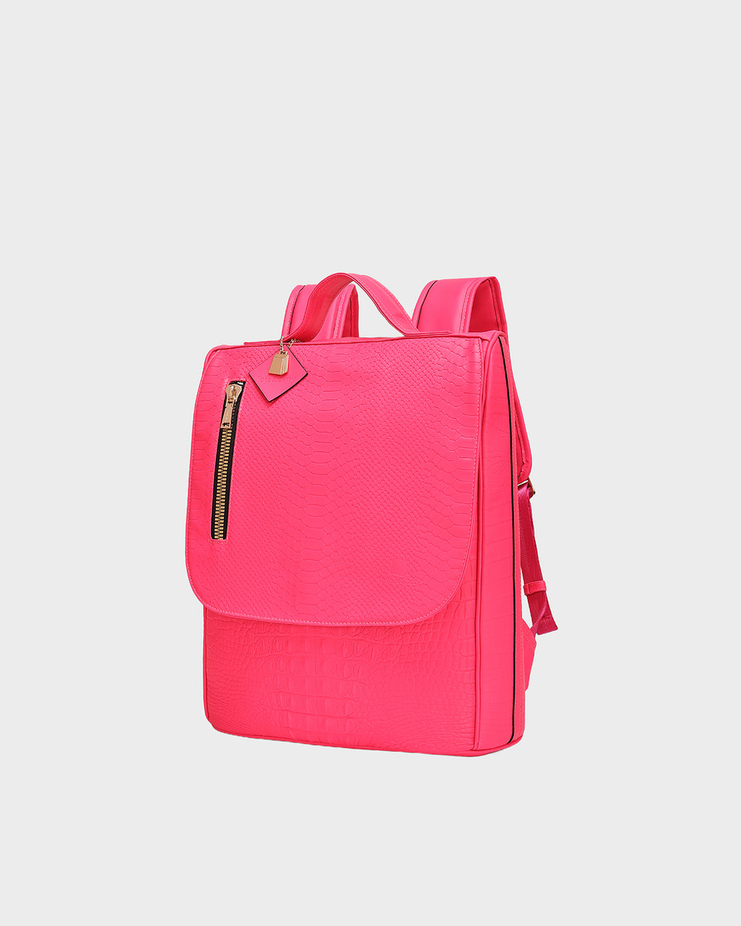 Statement Weekender Travel Set in Neon Pink