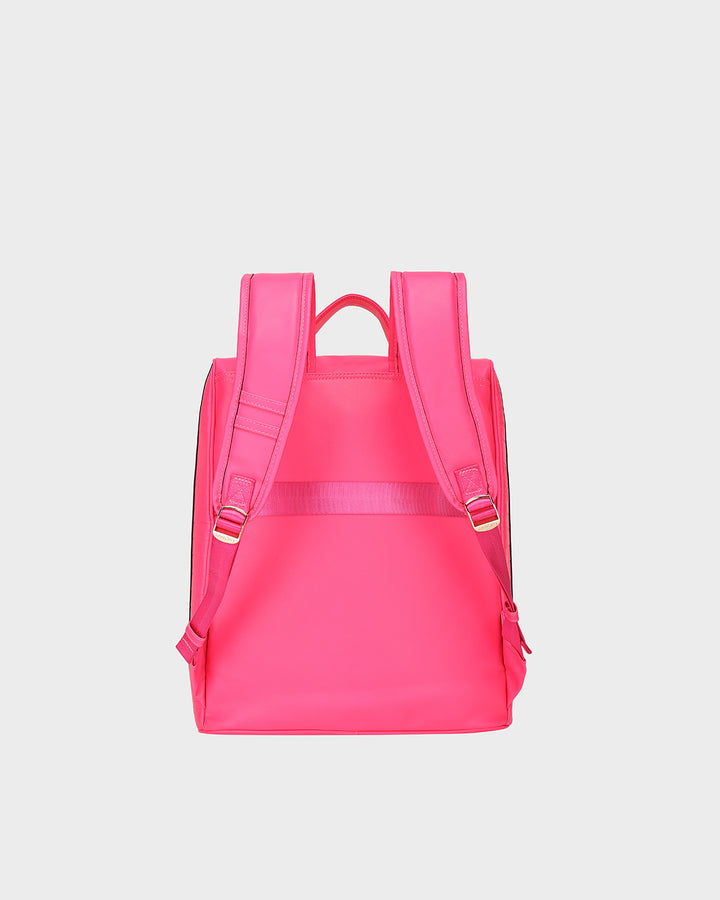 Statement Weekender Travel Set in Neon Pink