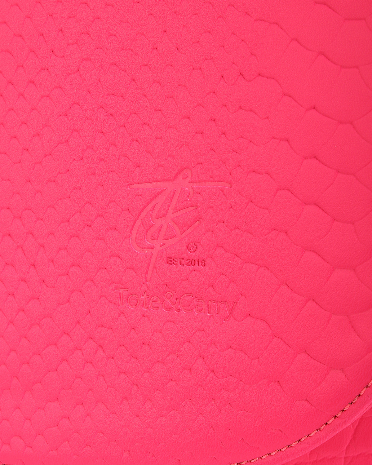Statement Weekender Backpack in Neon Pink