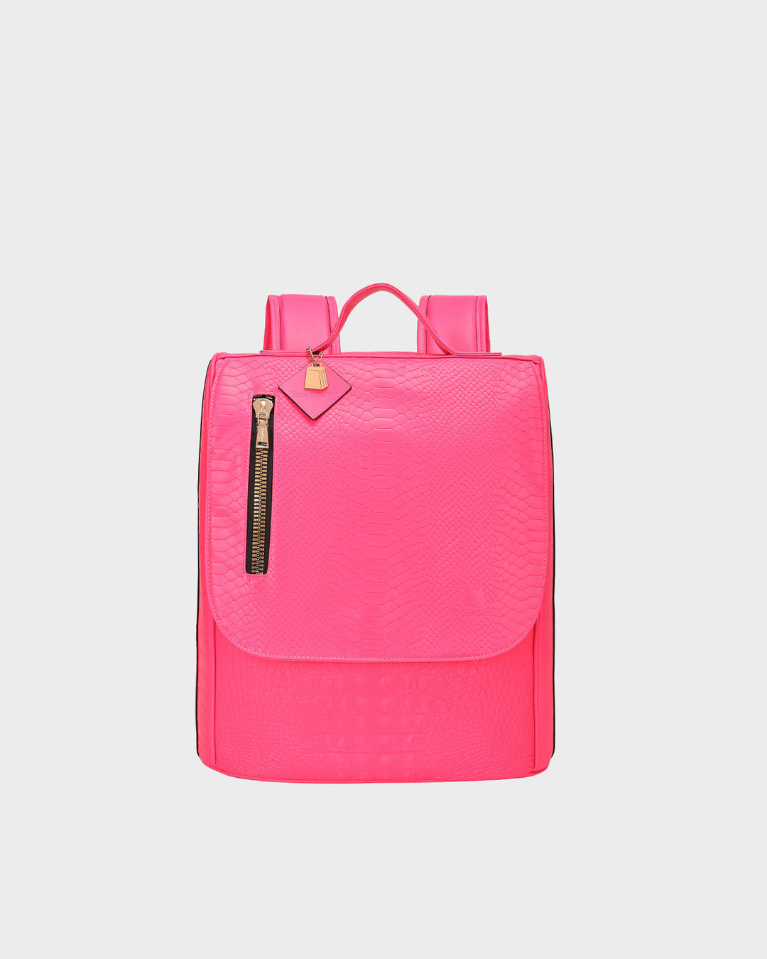 Statement Weekender Travel Set in Neon Pink