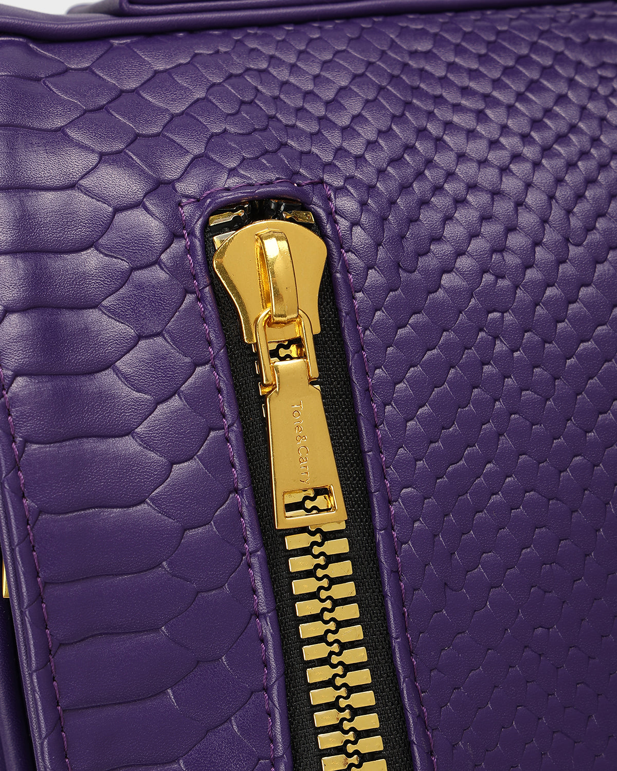 Statement Weekender Backpack in Purple