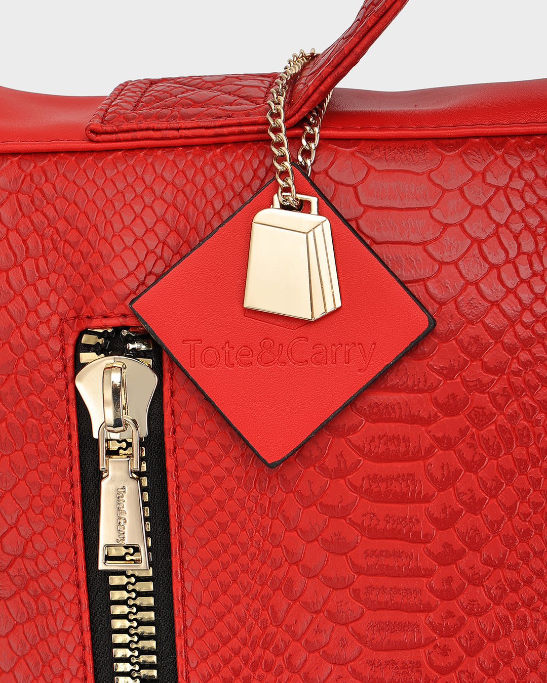 Statement Weekender Backpack in Red