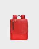 Statement Weekender Backpack in Red