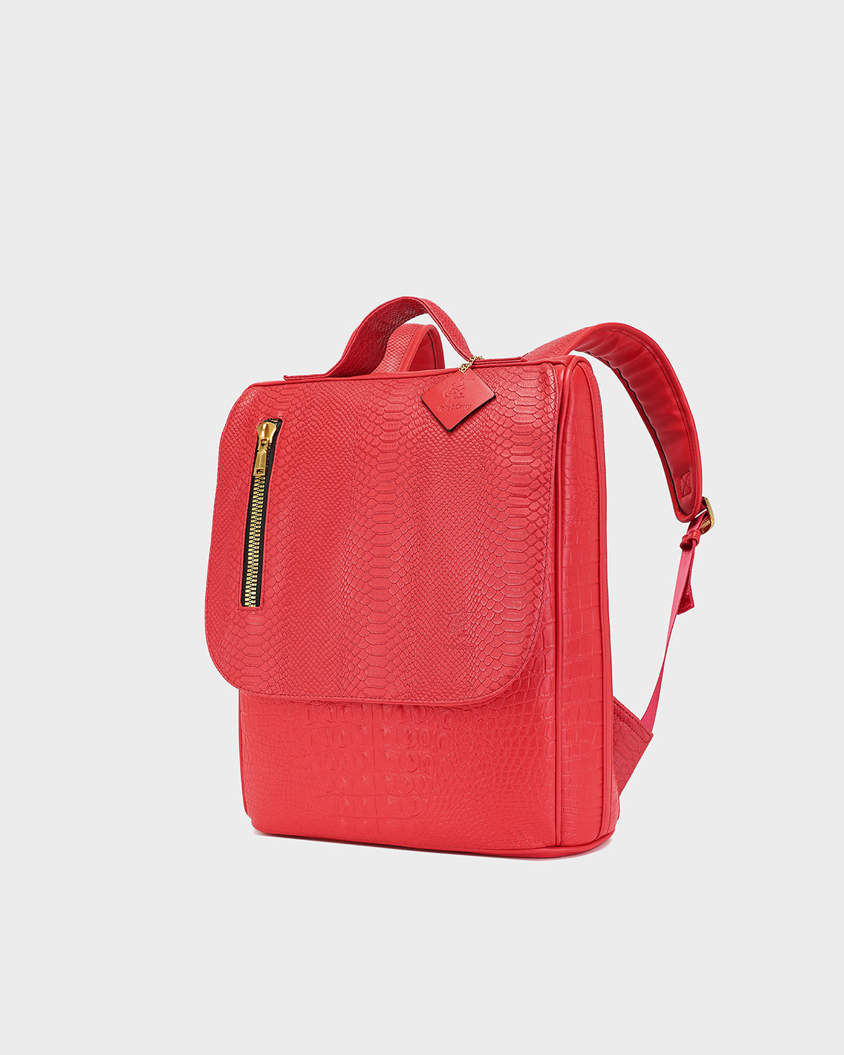 Statement Weekender Backpack in Red