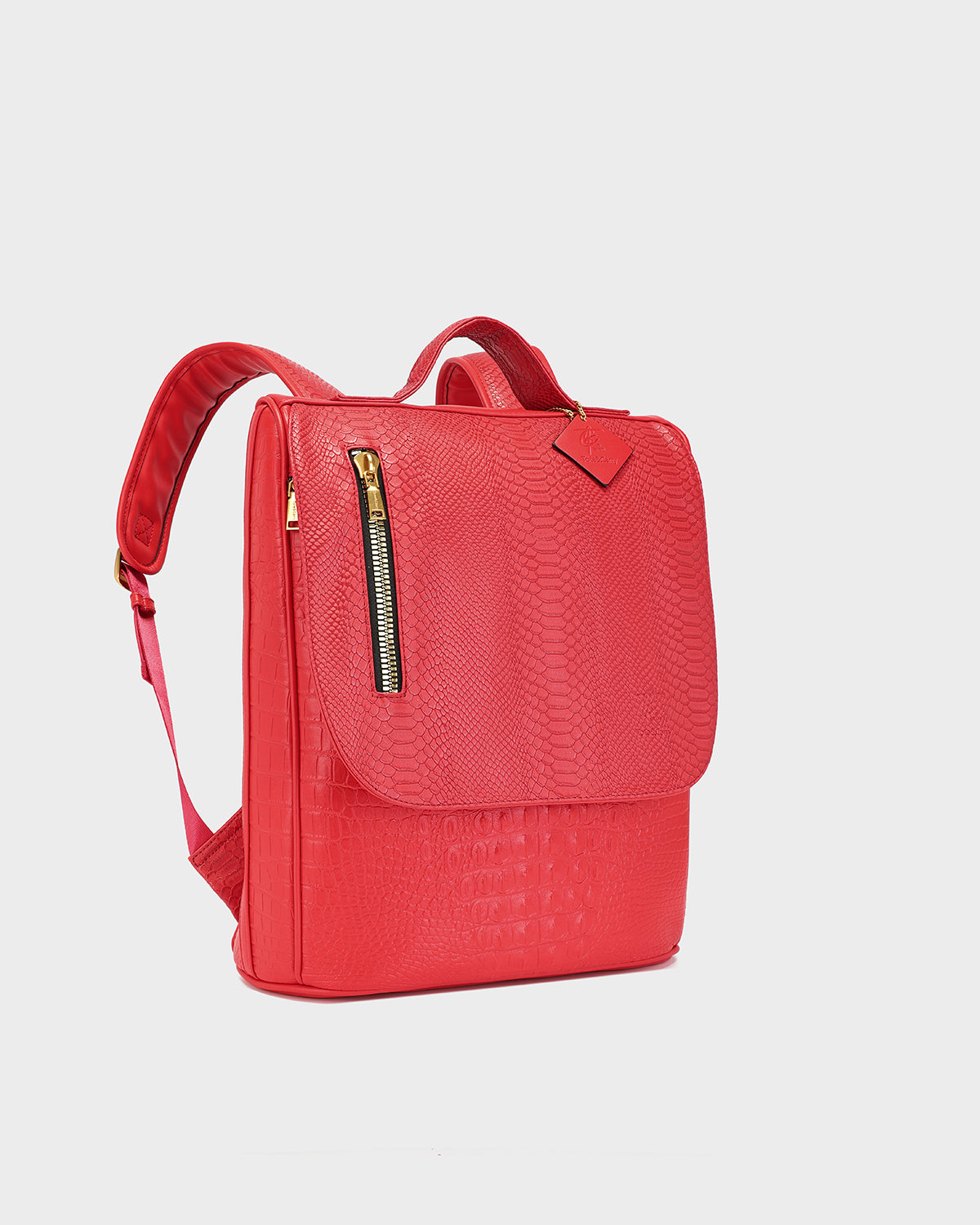 Statement Weekender Backpack in Red