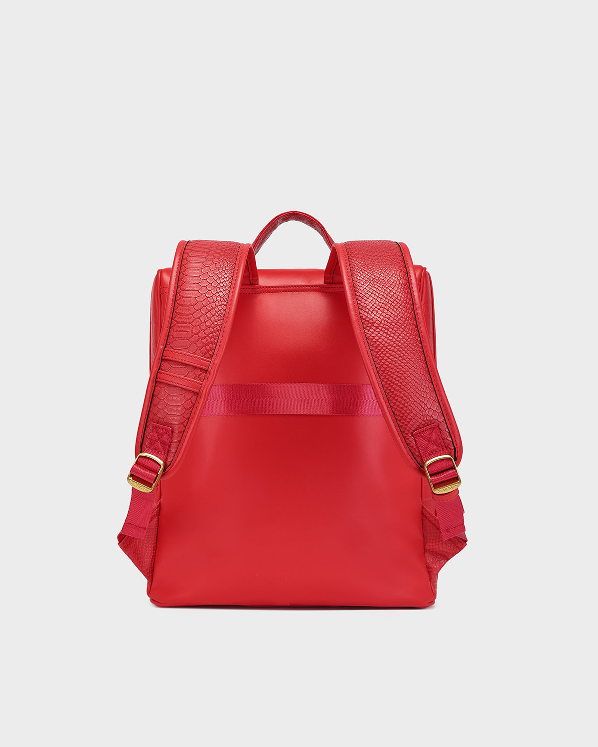 Statement Weekender Backpack in Red
