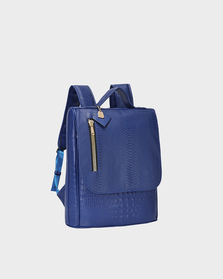 Statement Weekender Backpack in Royal Blue