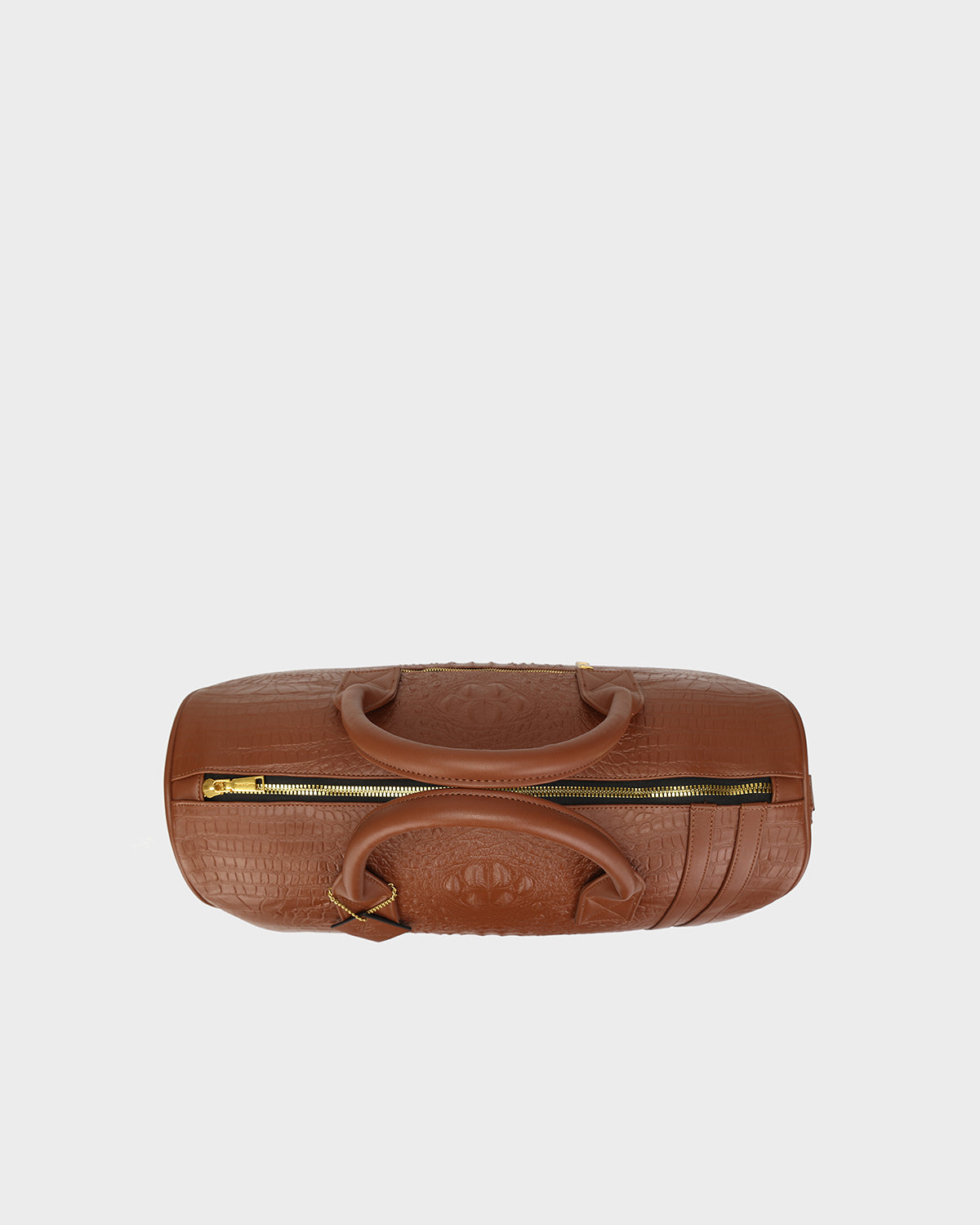 Statement Weekender Duffle Bag in Caramel V2
