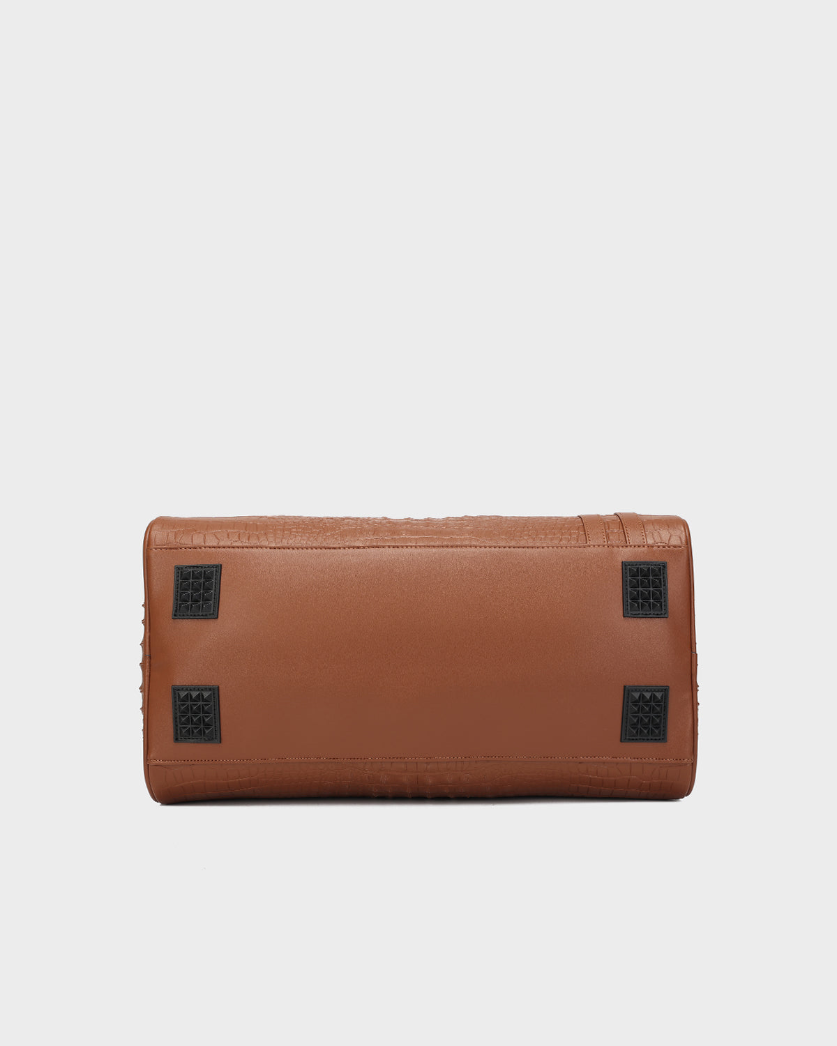 Statement Weekender Duffle Bag in Caramel V2