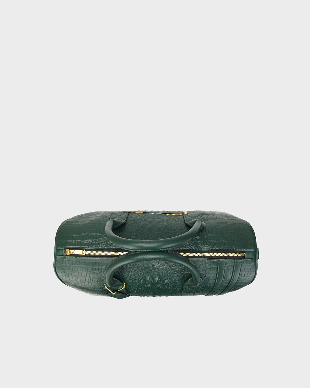 Statement Weekender Duffle Bag in Emerald Green V2