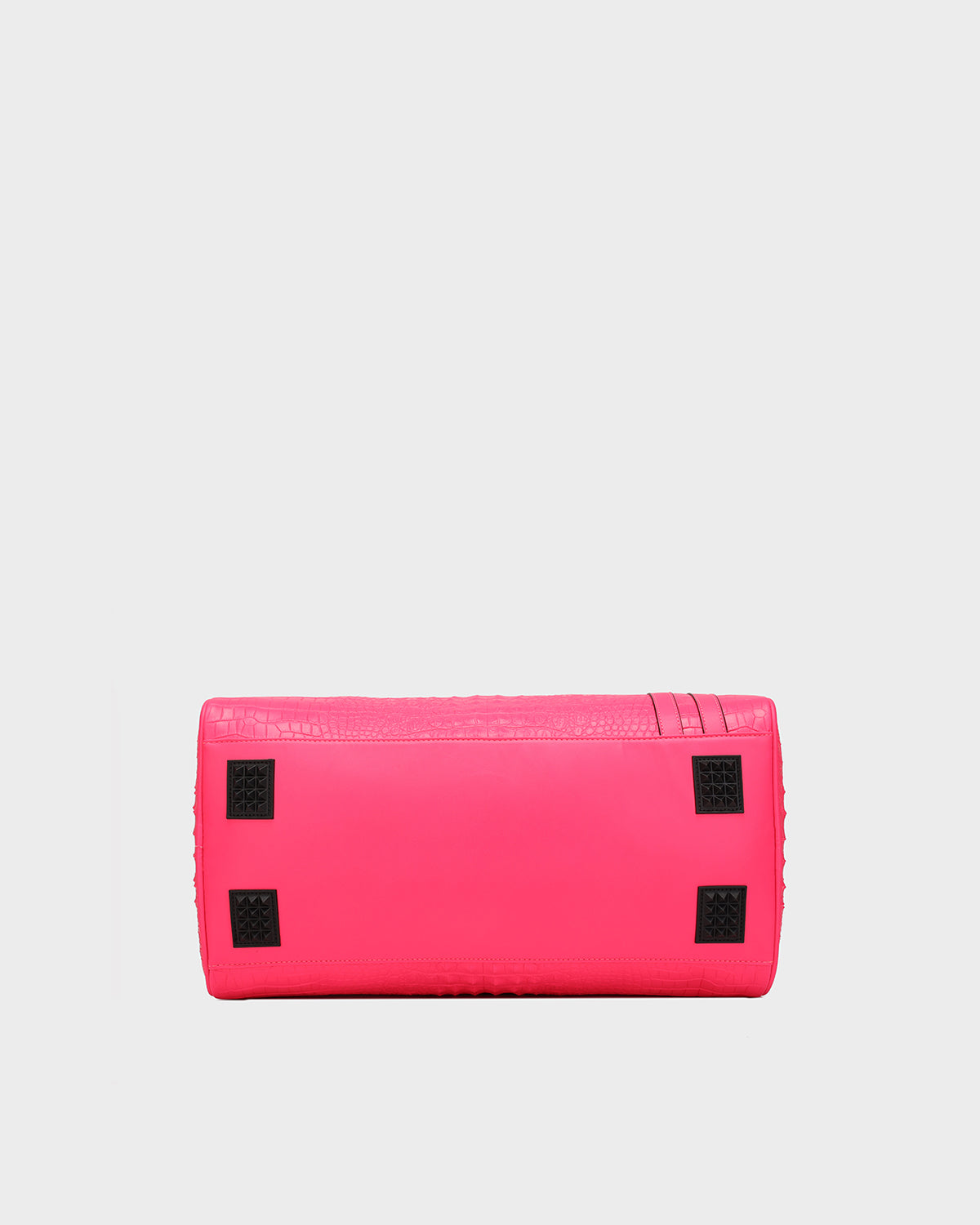 Statement Weekender Duffle Bag in Neon Pink