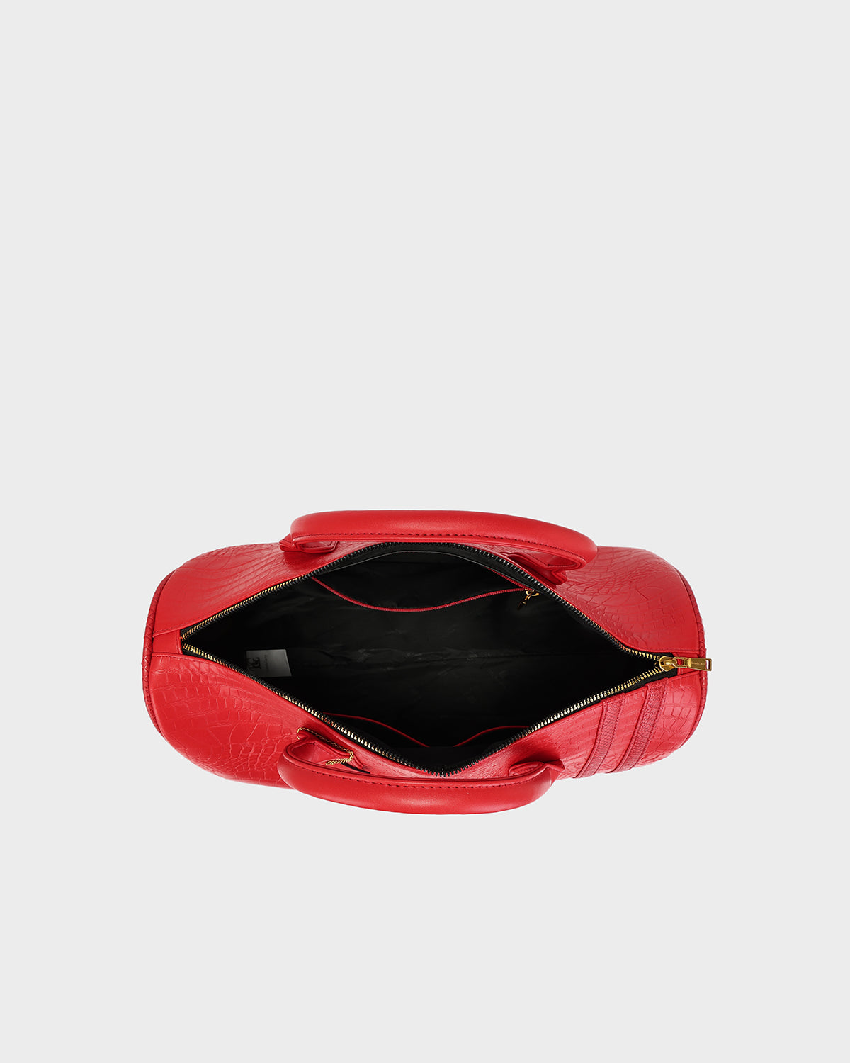 Statement Weekender Duffle Bag in Red