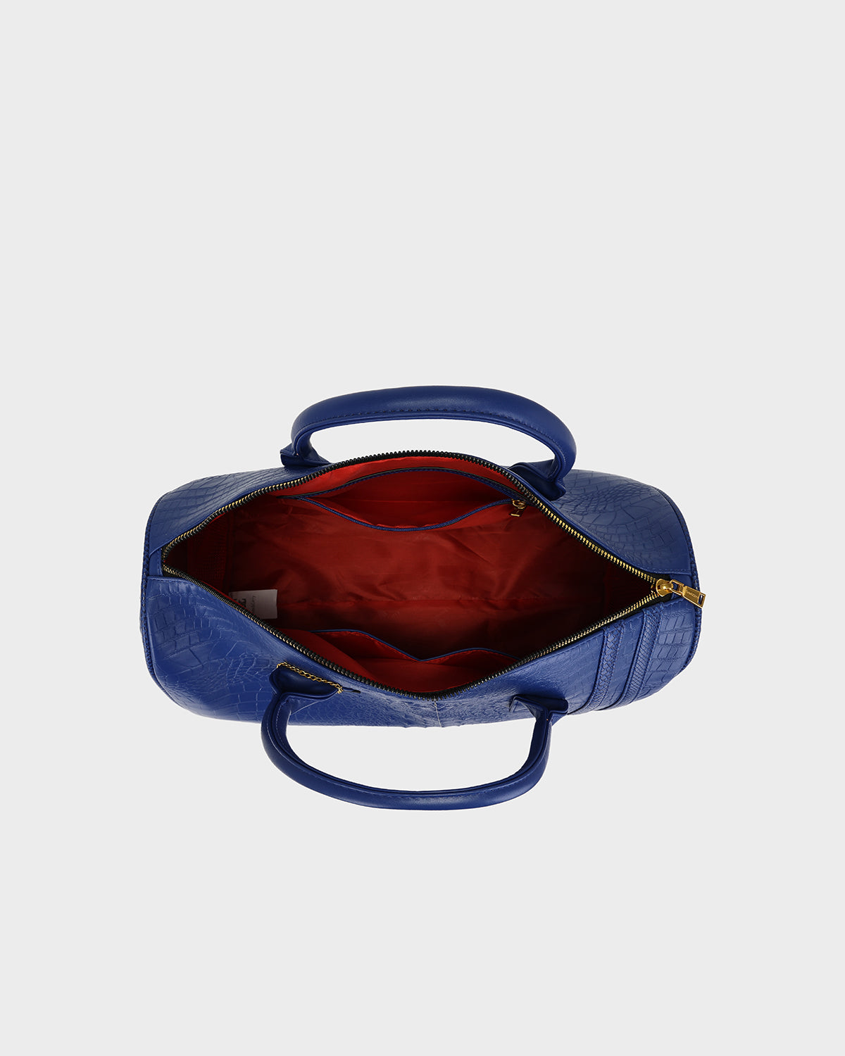 Statement Weekender Duffle Bag in Royal Blue