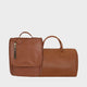 Statement Weekender Travel Set in Caramel