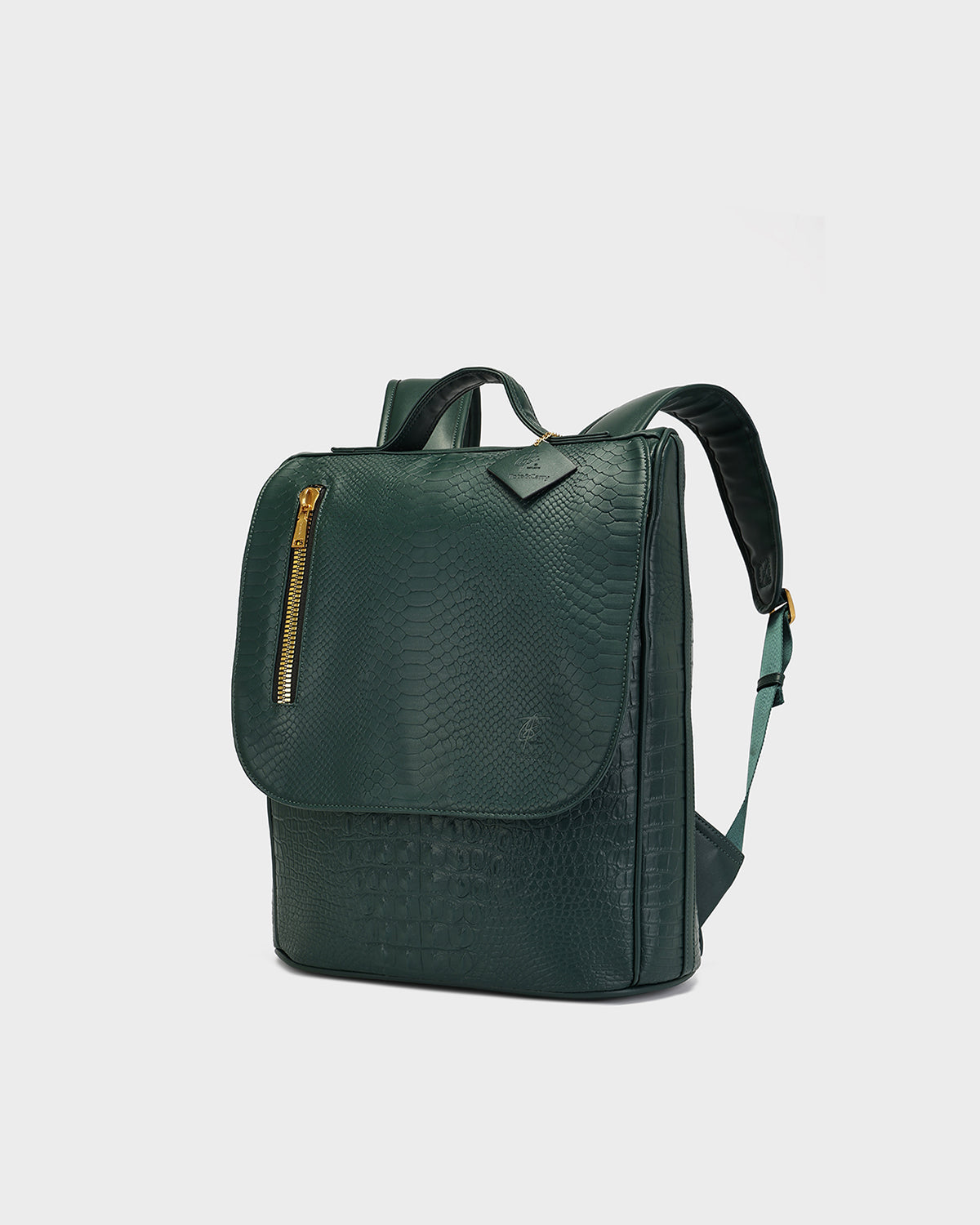 Statement Weekender Travel Set in Emerald Green