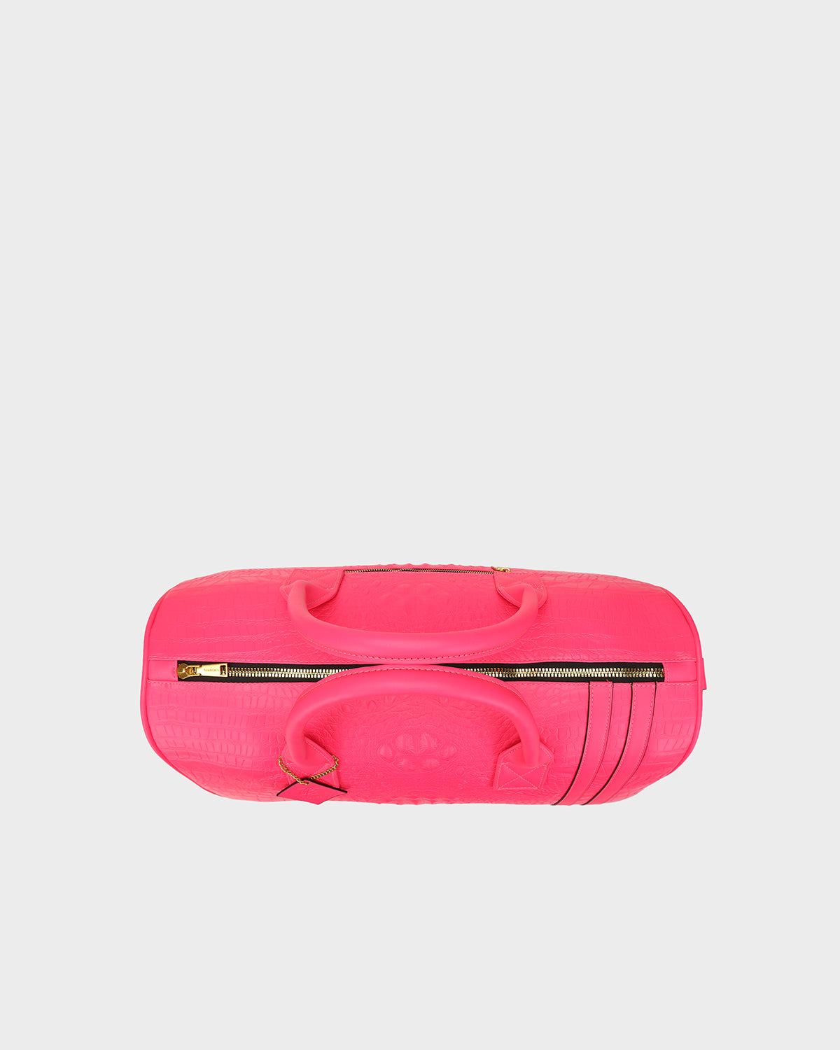 Statement Weekender Travel Set in Neon Pink
