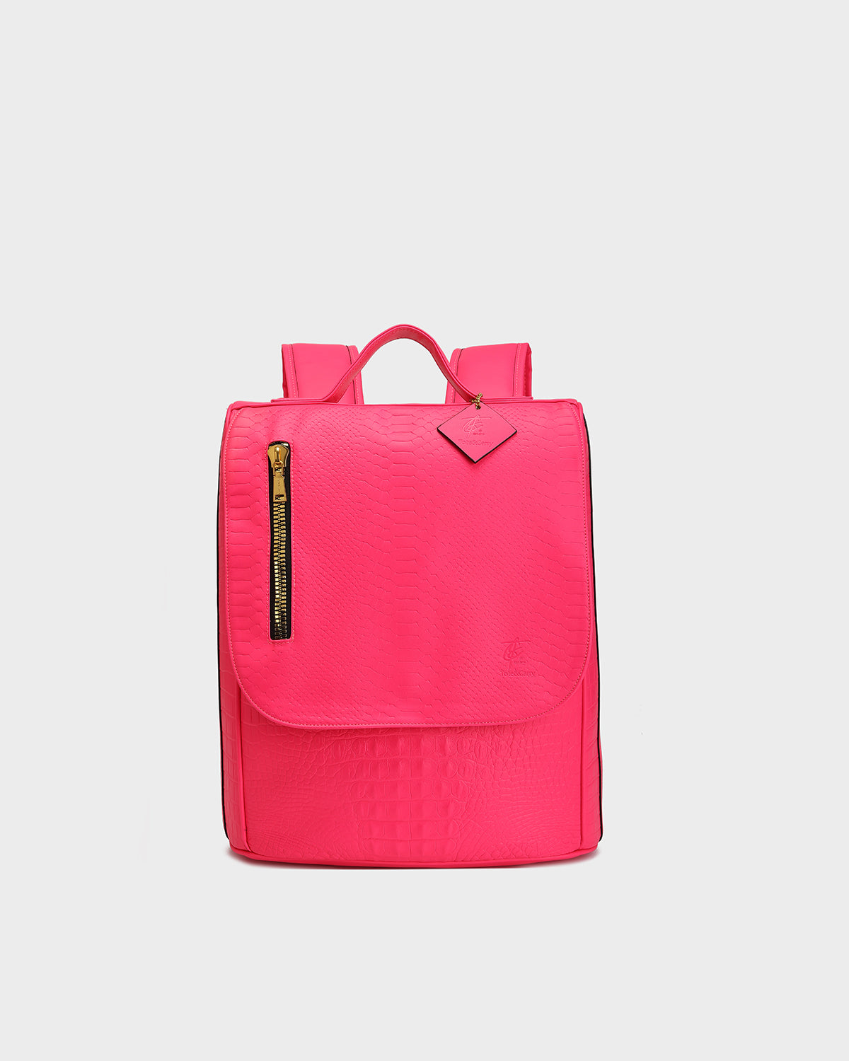 Statement Weekender Travel Set in Neon Pink