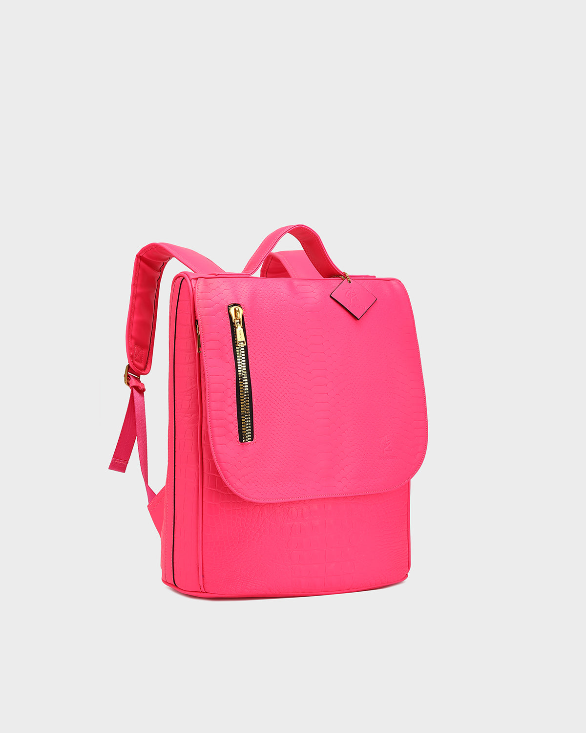 Statement Weekender Travel Set in Neon Pink