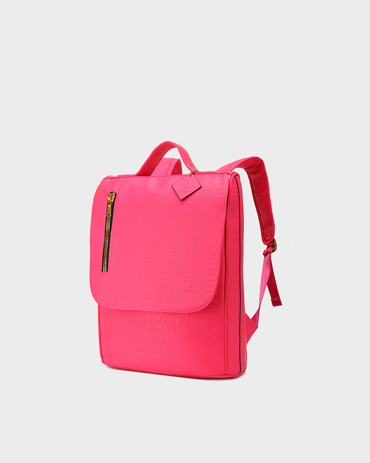 Statement Weekender Travel Set in Neon Pink