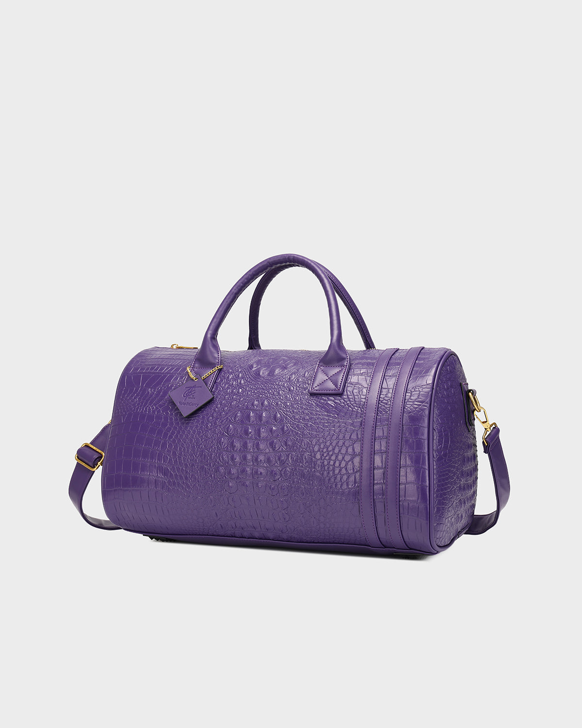 Statement Weekender Travel Set in Purple