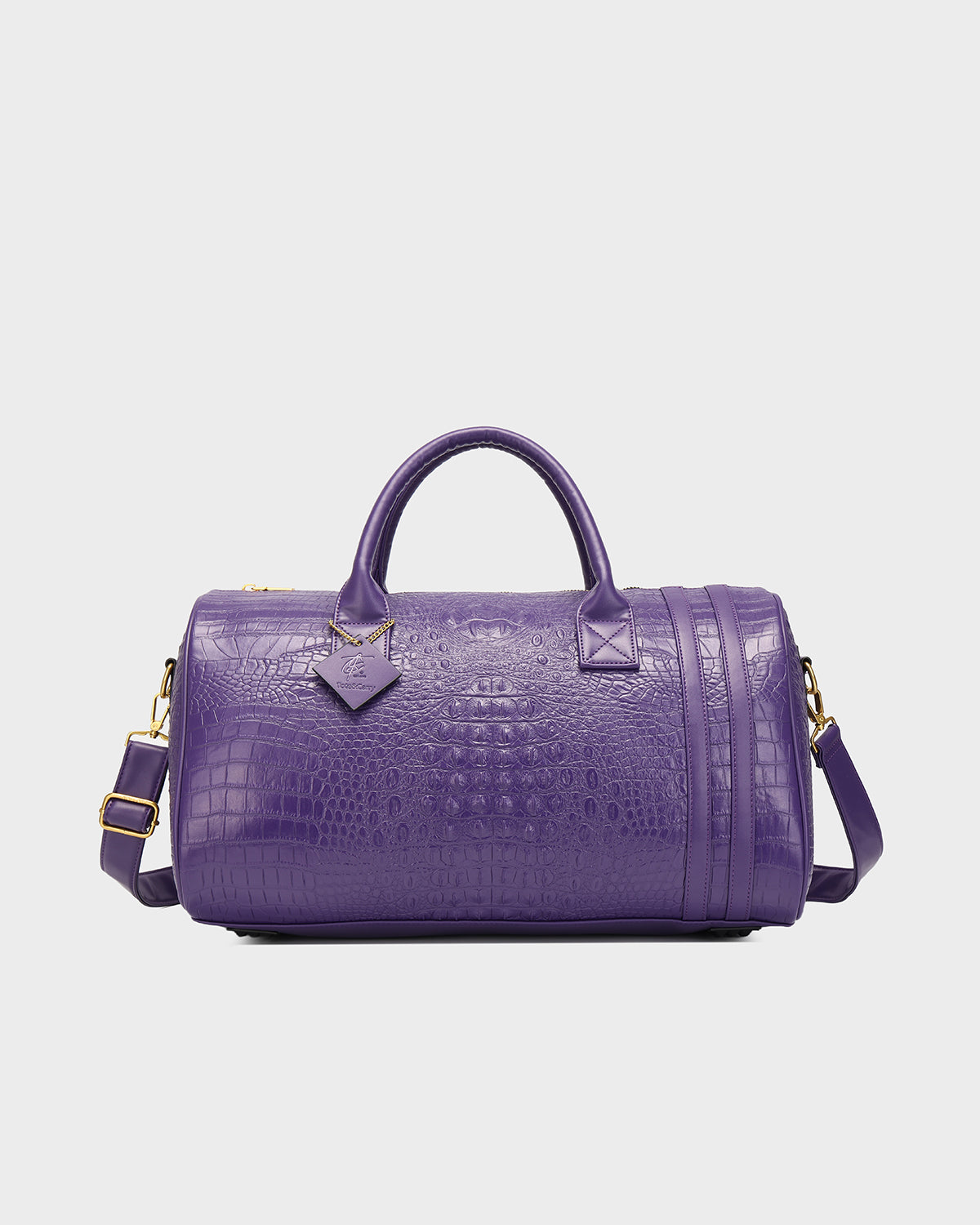 Statement Weekender Travel Set in Purple