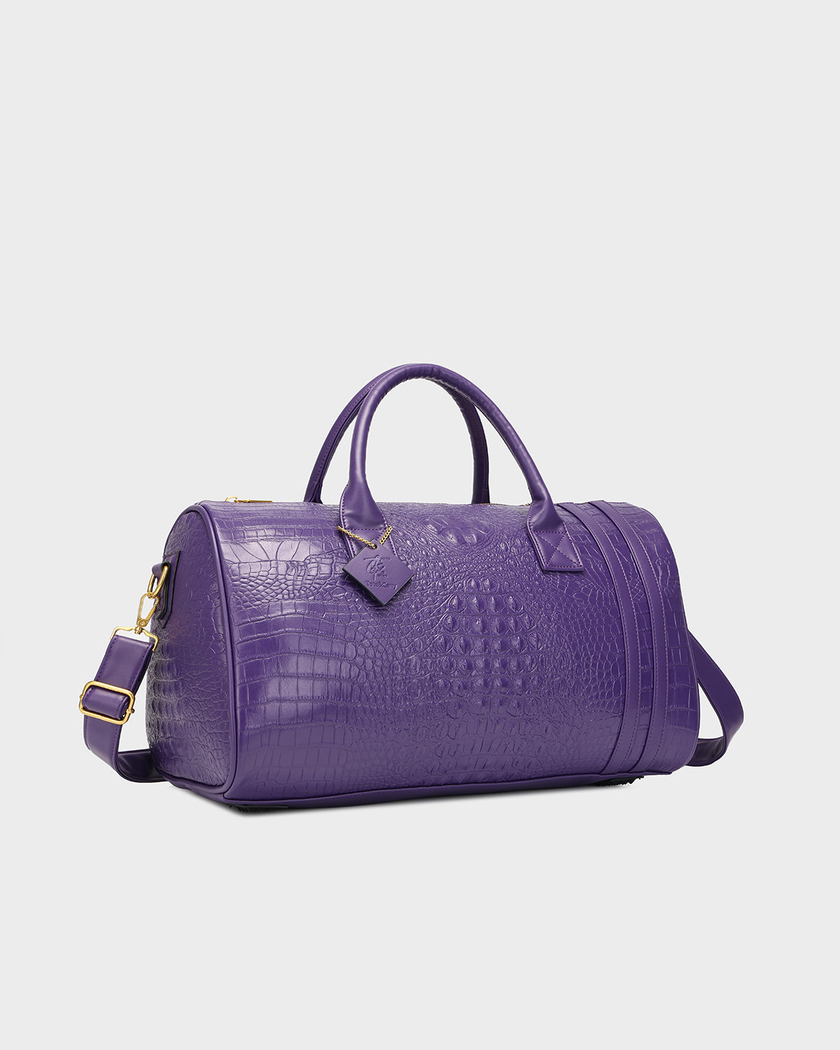 Statement Weekender Travel Set in Purple