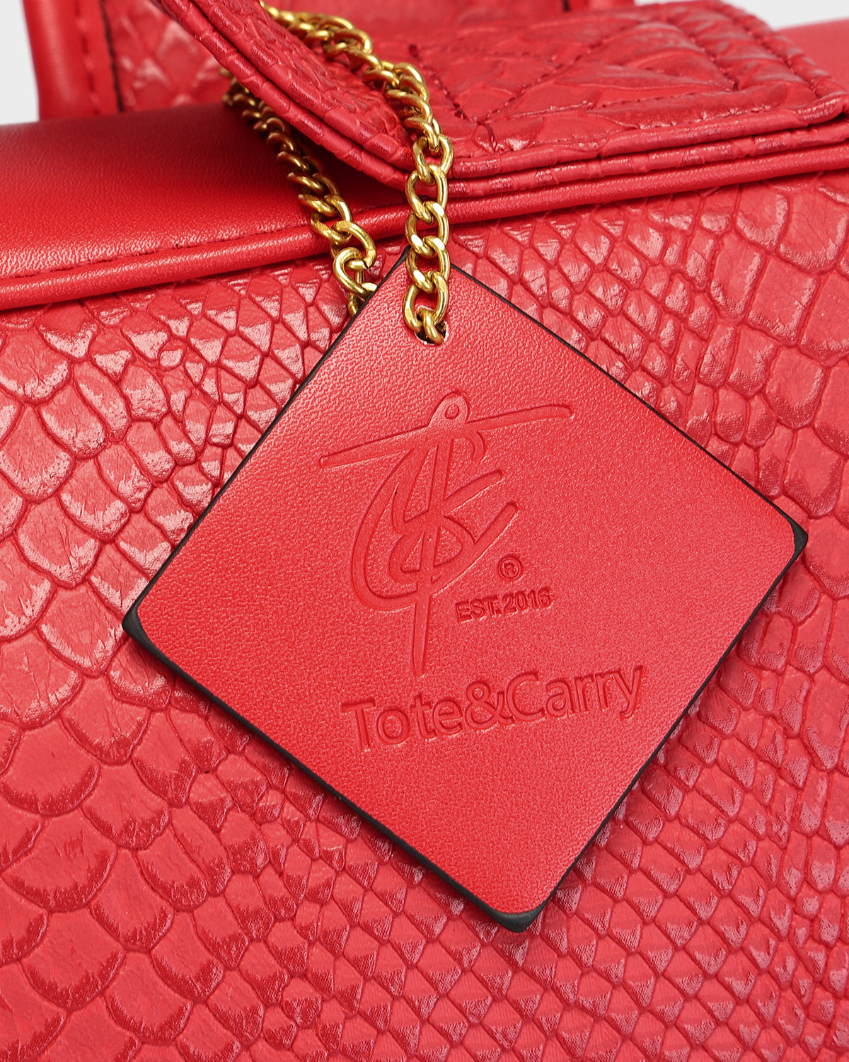 Statement Weekender Travel Set in Red