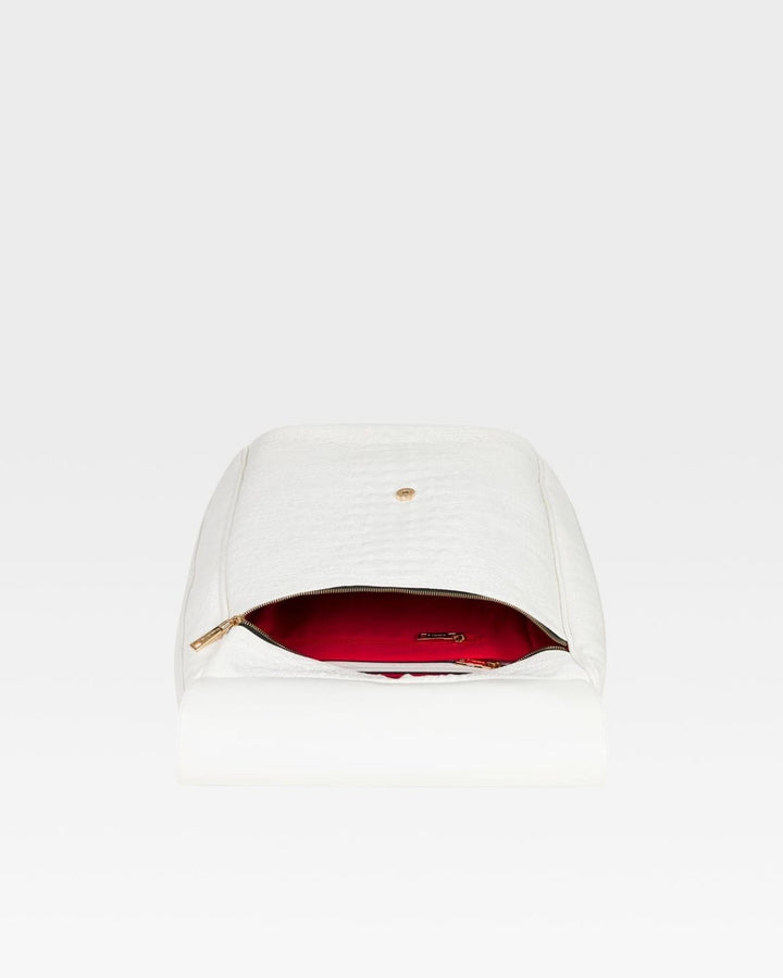 Statement Weekender Travel Set in White