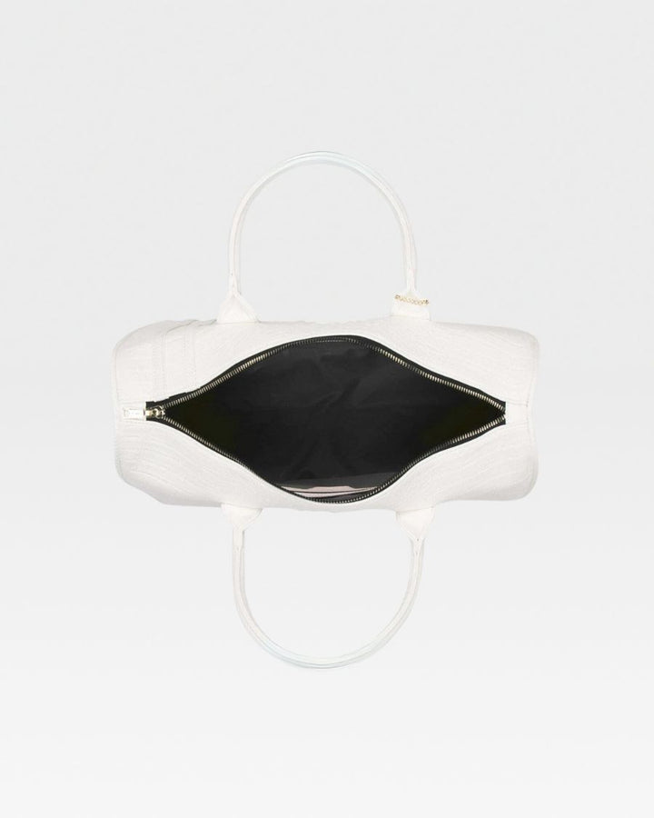 Statement Weekender Travel Set in White