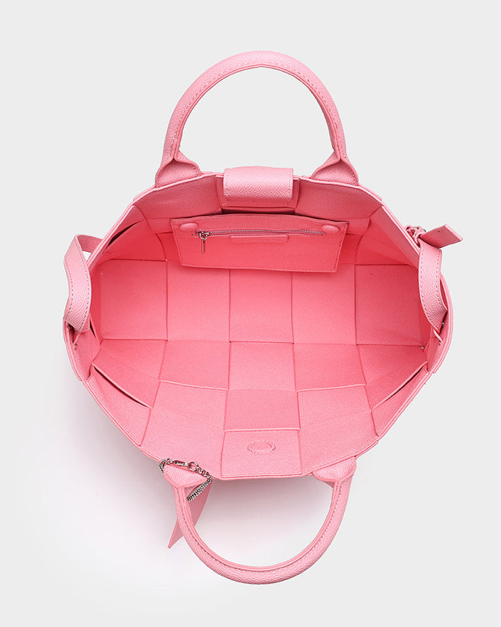 Graffiti Tote Bag in Pink