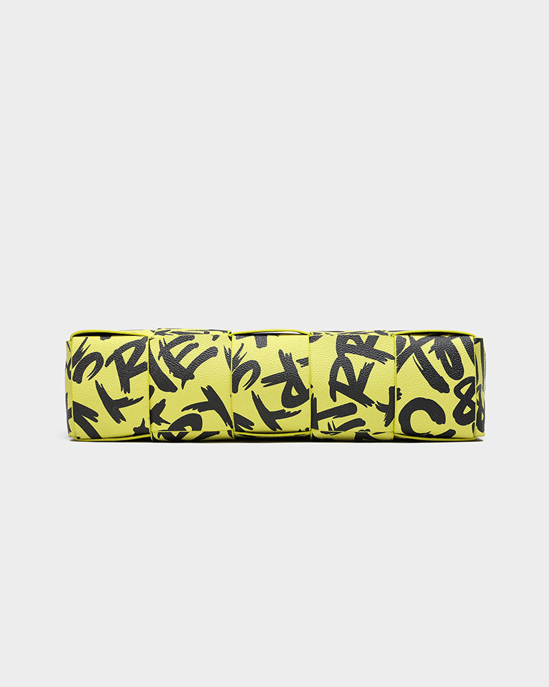 Graffiti Tote Bag in Yellow