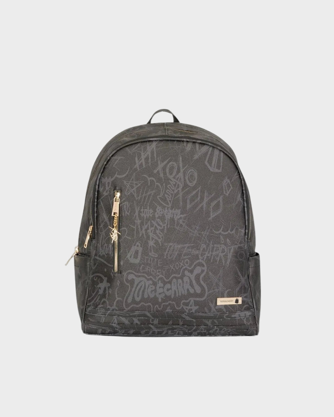Graffiti Tombstone Roller Duffle Set in Black