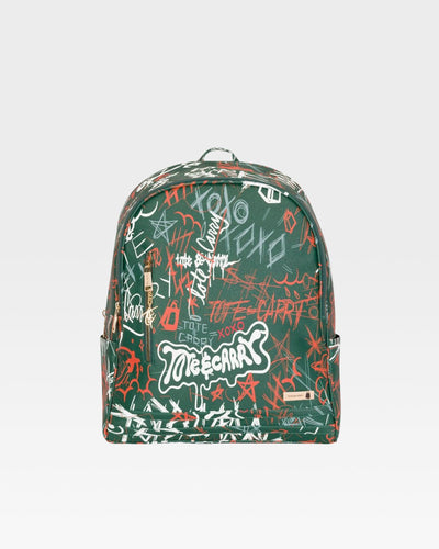 Street Traveler Backpack in Emerald Green