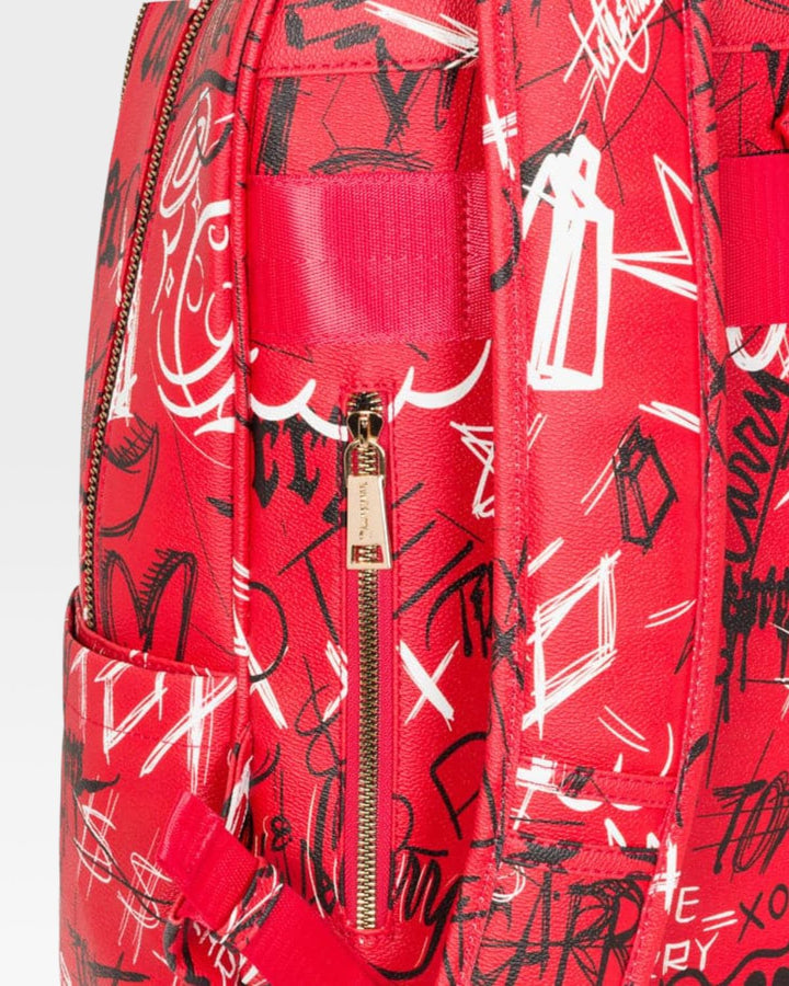 Street Traveler Rolling Duffle Set in Red