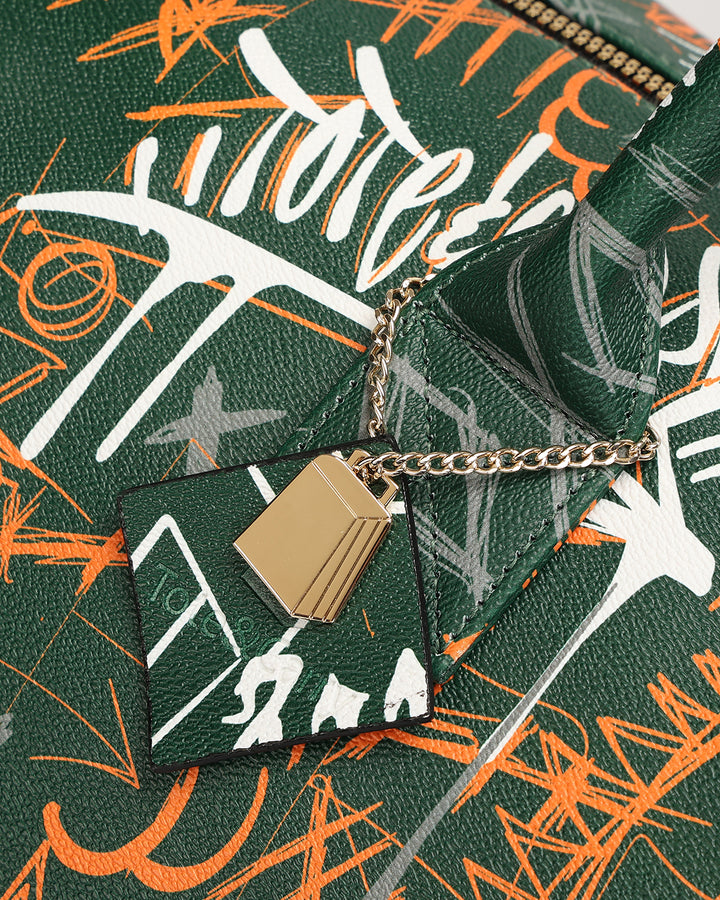 Street Traveler Rolling Duffle in Emerald Green