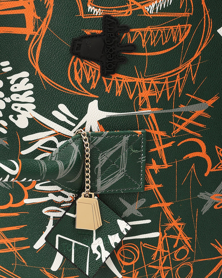 Street Traveler Rolling Duffle in Emerald Green