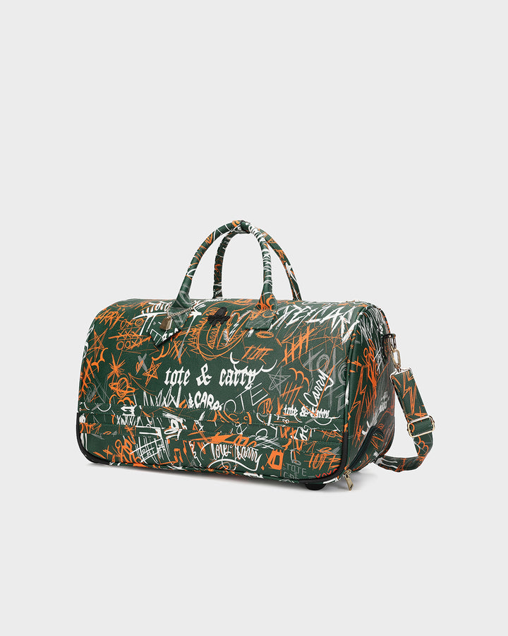 Street Traveler Rolling Duffle in Emerald Green
