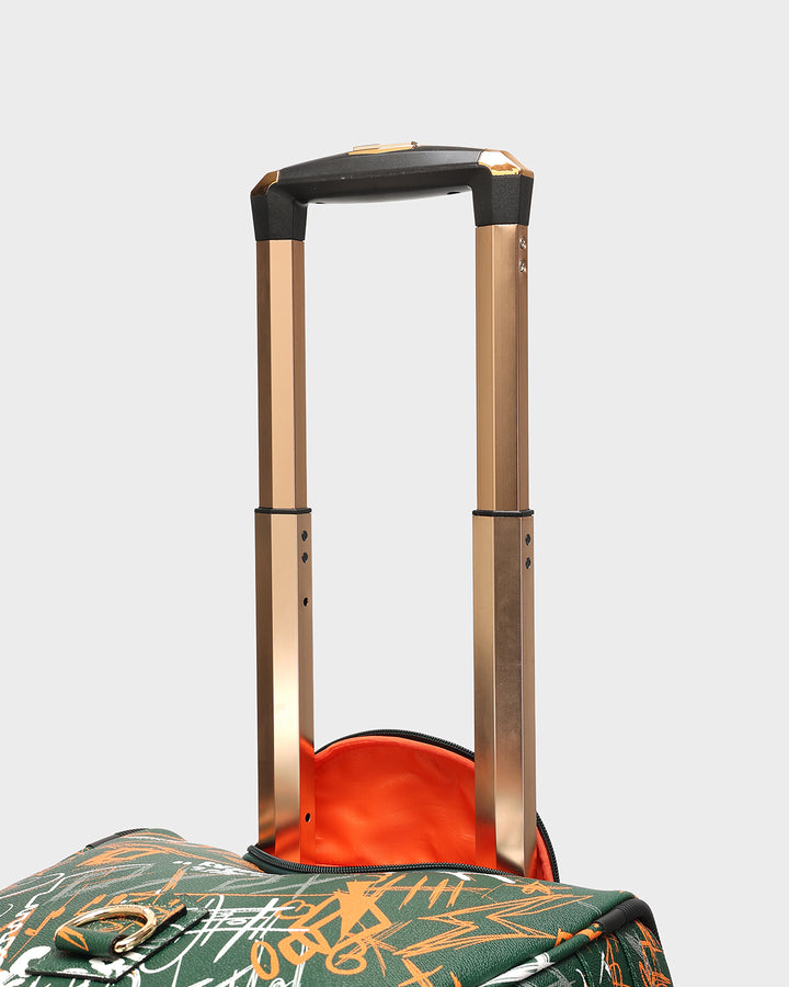 Street Traveler Rolling Duffle in Emerald Green