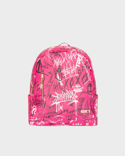 Street Traveler Backpack in Neon Pink